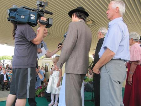 Prireditev ob vstopu Hrvaške v EU na mejnem prehodu Gibina 47